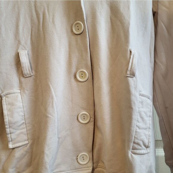 Rue 21 white hooded button-down jacket - Picture 2 of 11